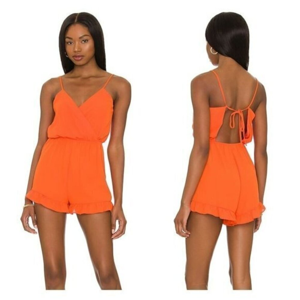 Superdown Kehlani Romper - Orange